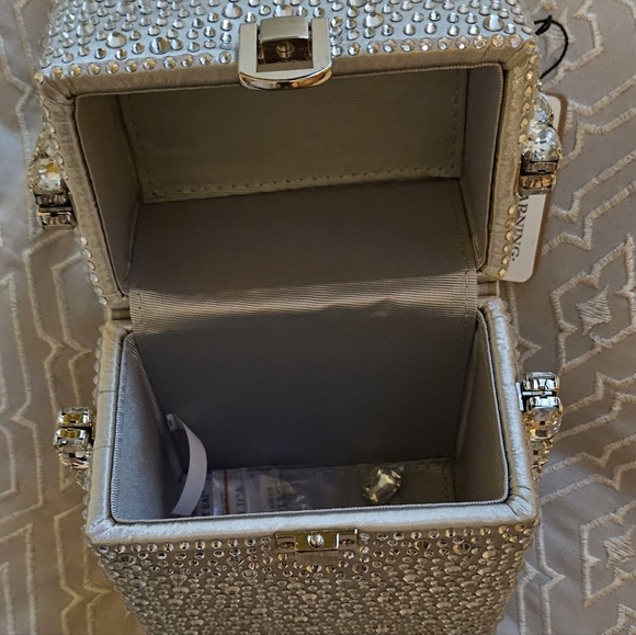 Crossbody Bag (SILVER)(NWT) - Picture 4 of 7